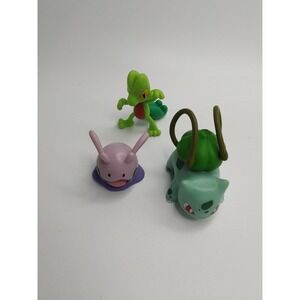 Pokemon Jazware Mini‎ Figures GOOMY  TREEKO BULBASAUR Minis Mini figs Miniature